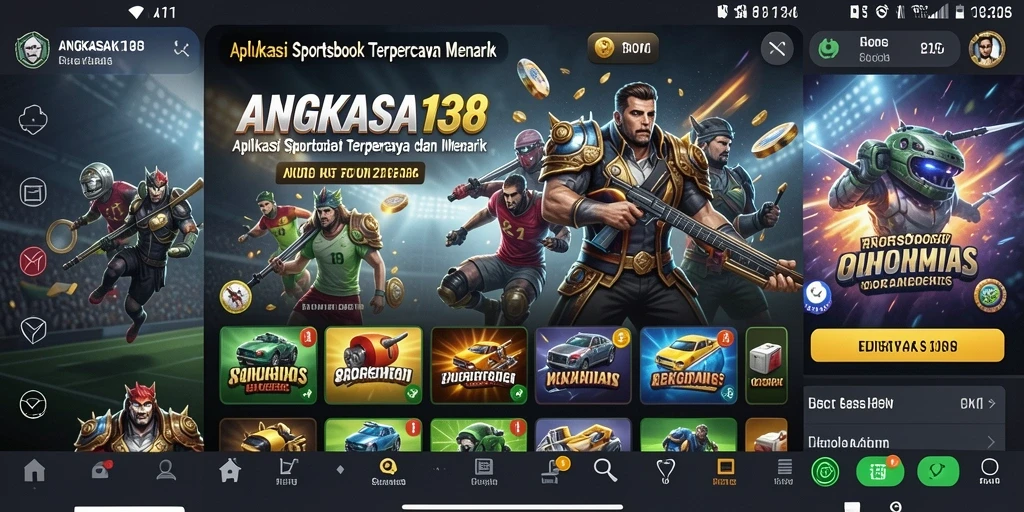 Tampilan menarik dari gameplay Sportsbook di ANGKASA138.