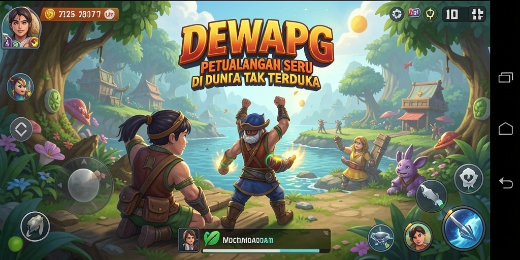 Tangkapan layar permainan DEWAPG menunjukkan petualangan mendebarkan dan grafis yang menawan.
