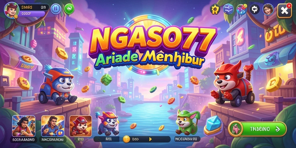 Screenshot gameplay menunjukkan keseruan bermain NGASO77.