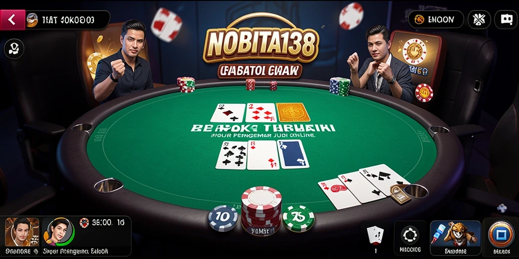 Gameplay seru di NOBITA138 dengan suasana Poker yang menarik.